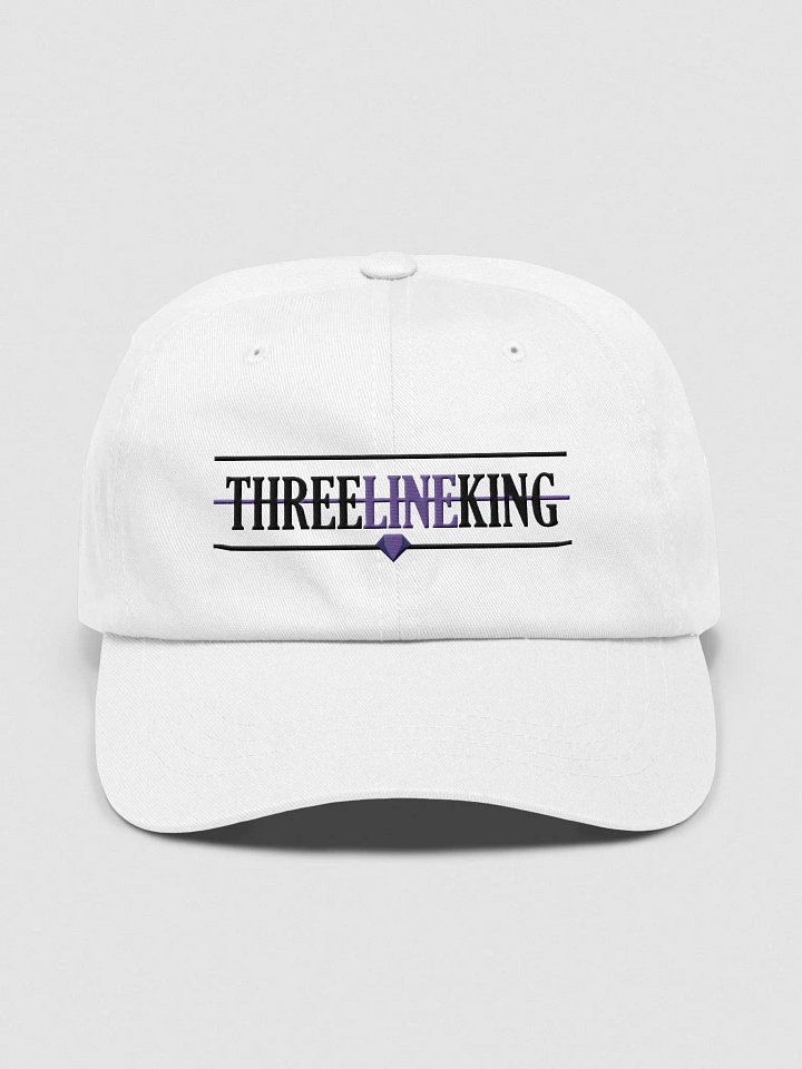 "Three Line King" Embroidered Baseball Cap product image (41)