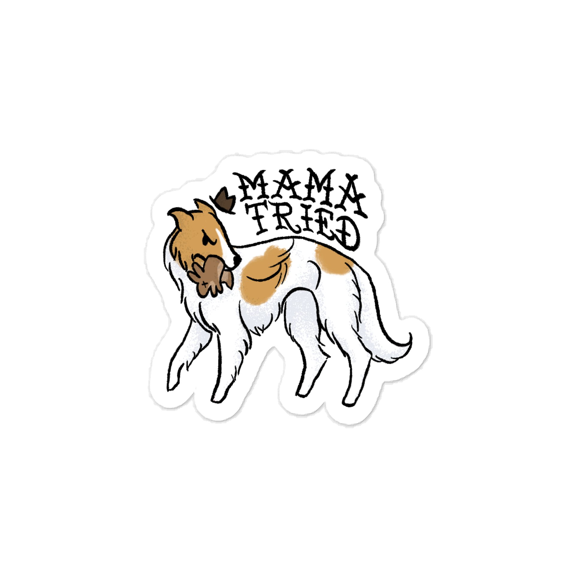 Mama Tried Sticker - Spotted Red product image (1)