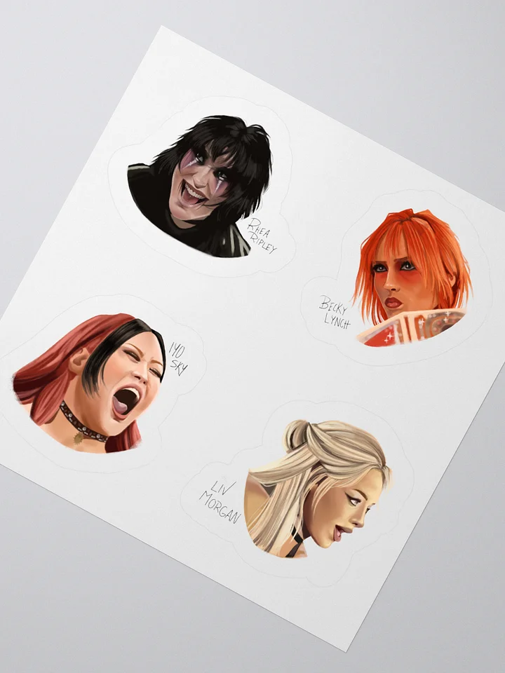 wwe women stickers! product image (6)