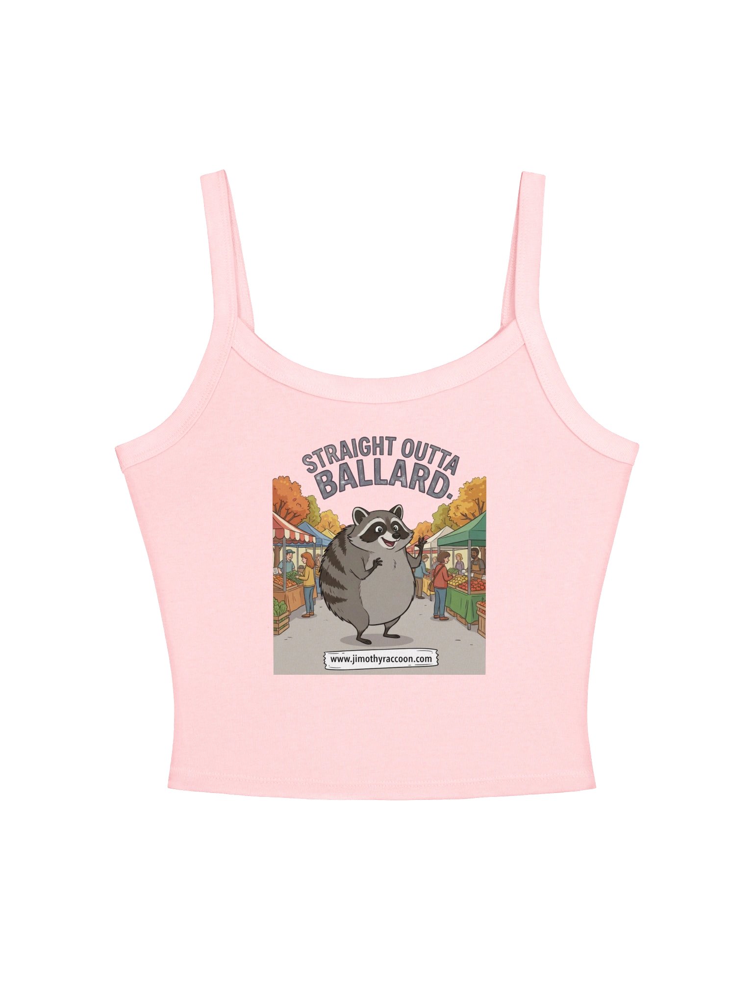 Jimothy the Raccoon Bella+Canvas Women's Micro-Rib Tank Top product image (2)