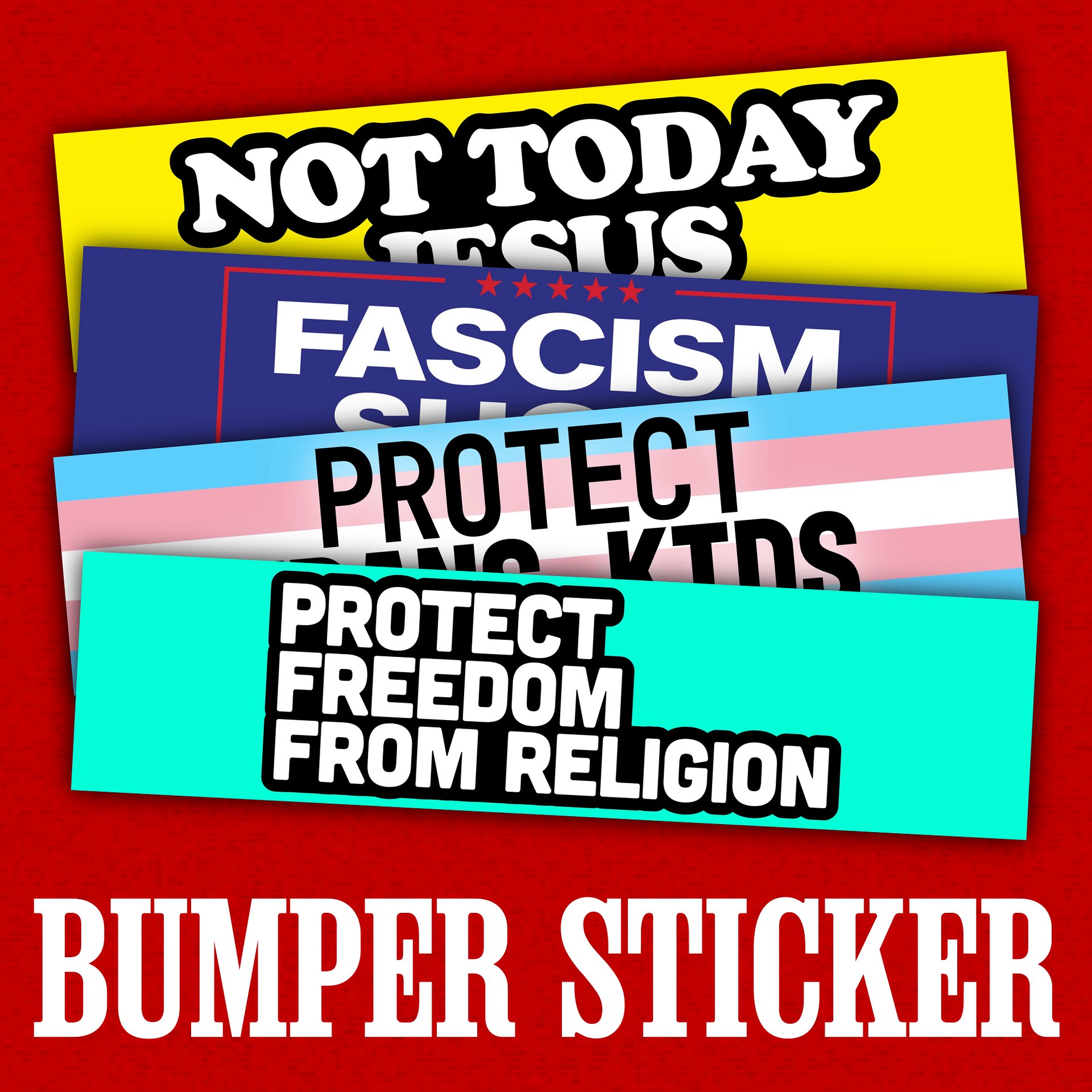 The Satanic Circle - Bumper Stickers (9 x 2.25) product image (1)