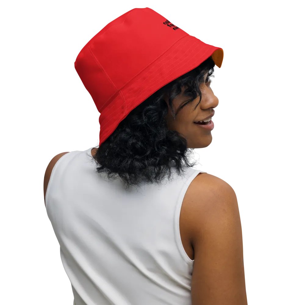 Sunny California Red/Orange Reversible Bucket Hat product image (6)