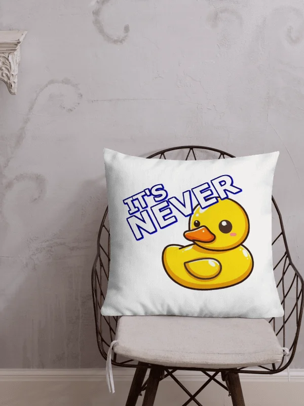 22" Never Duck Pillow product image (1)