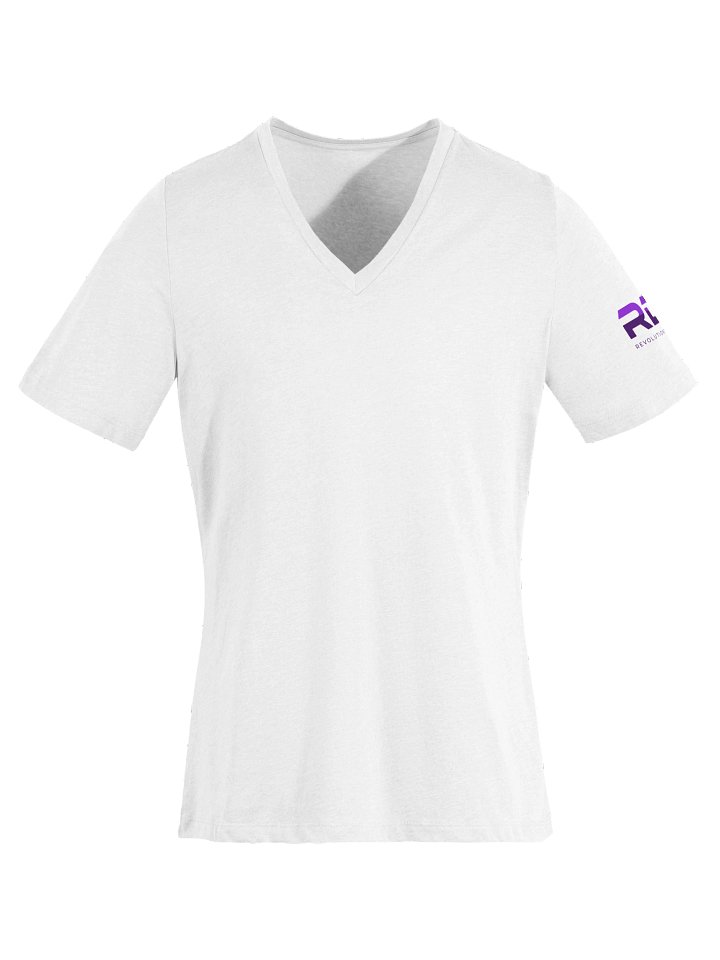 RDS Logo V-Neck T-Shirt White product image (1)