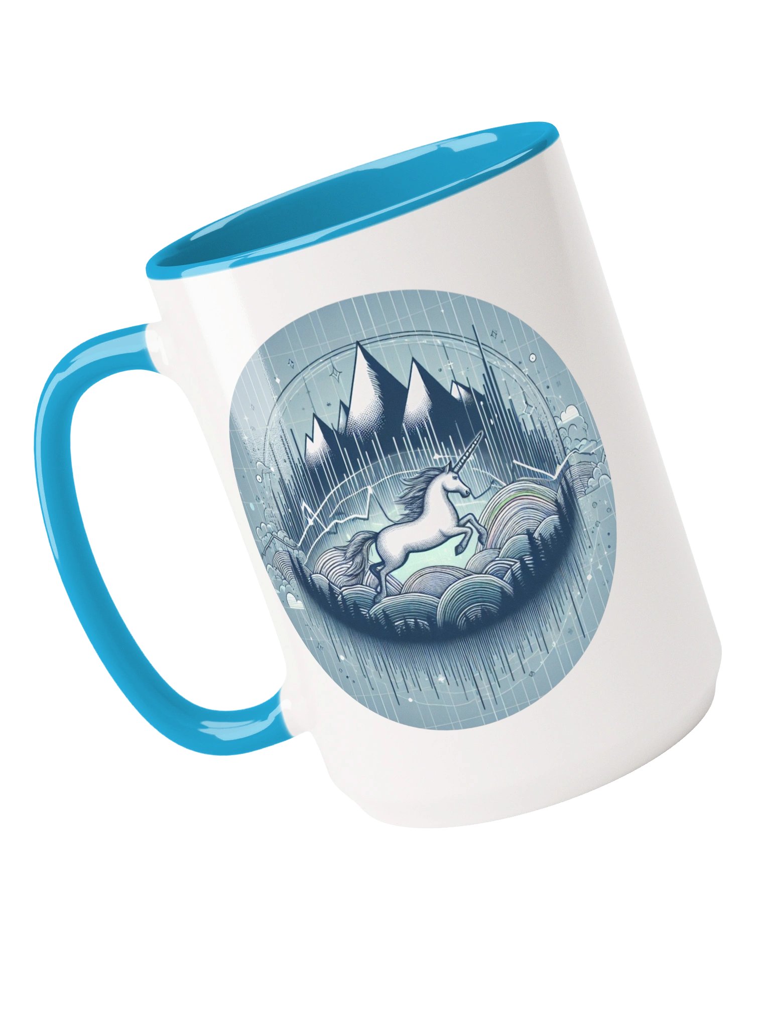 Unicorn Chasing Club - Blue logo product image (9)