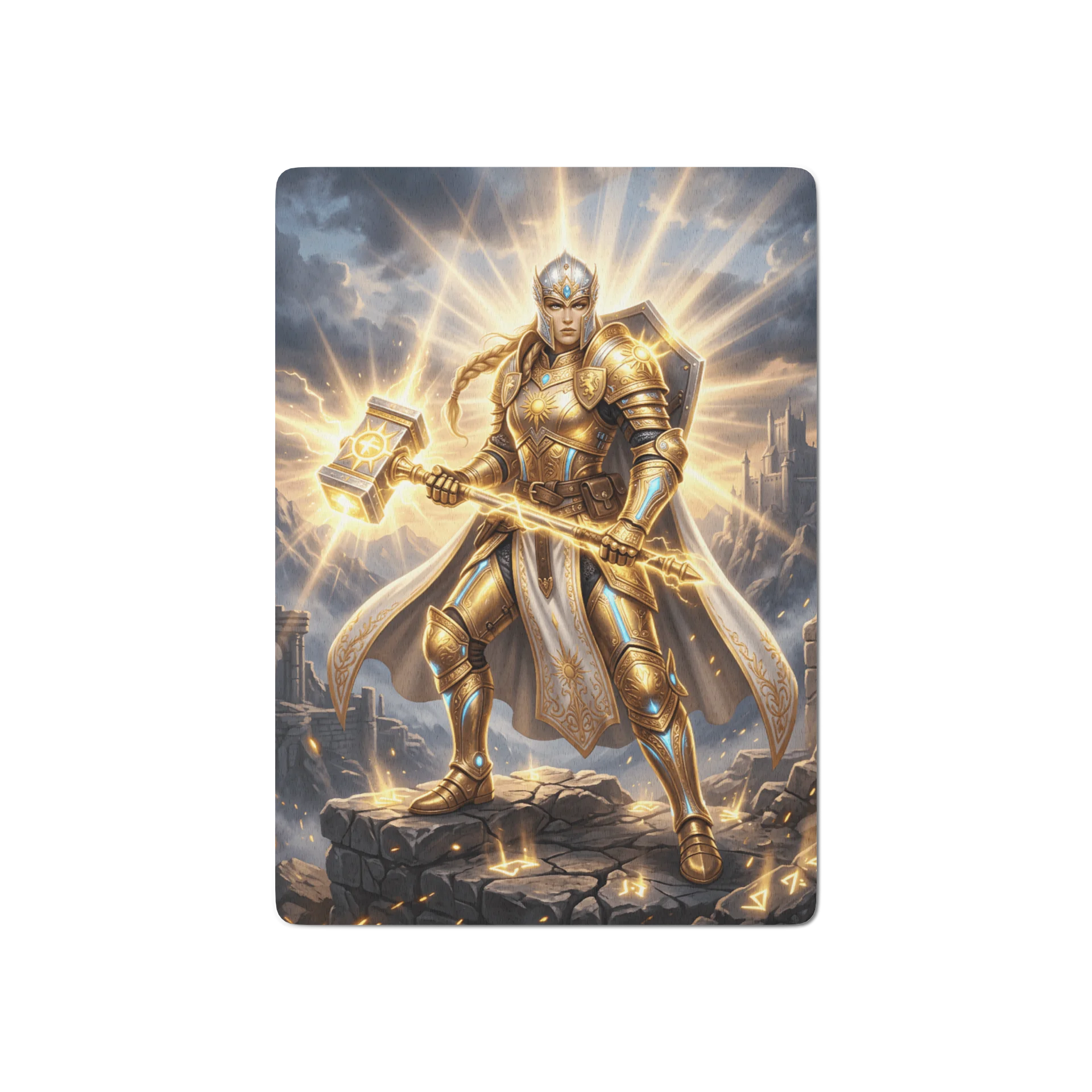 Radiant Paladin Premium Playing Cards - Fantasy Gaming Deck product image (2)
