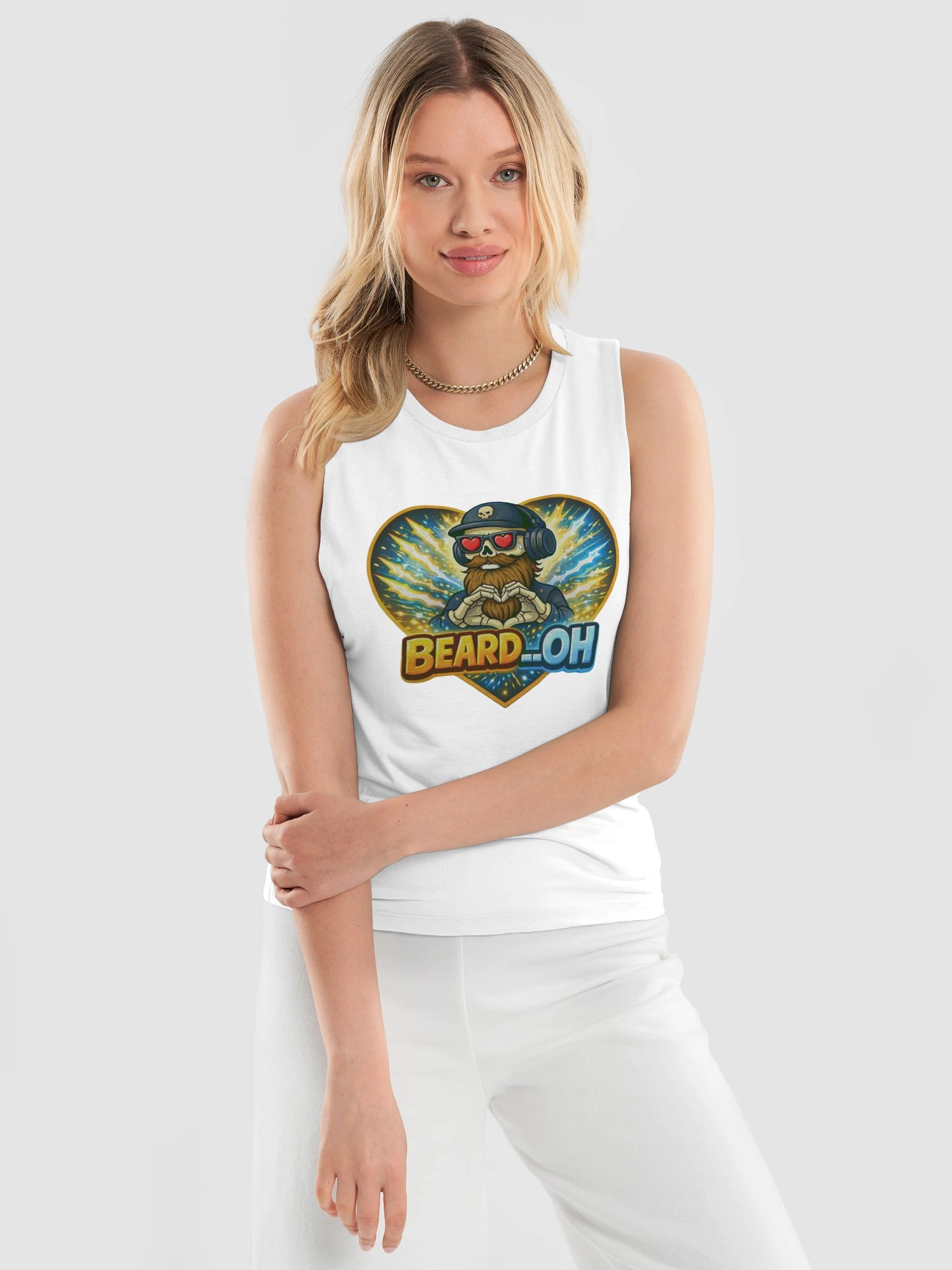 Beard__Oh Flowy Muscle Tank product image (3)