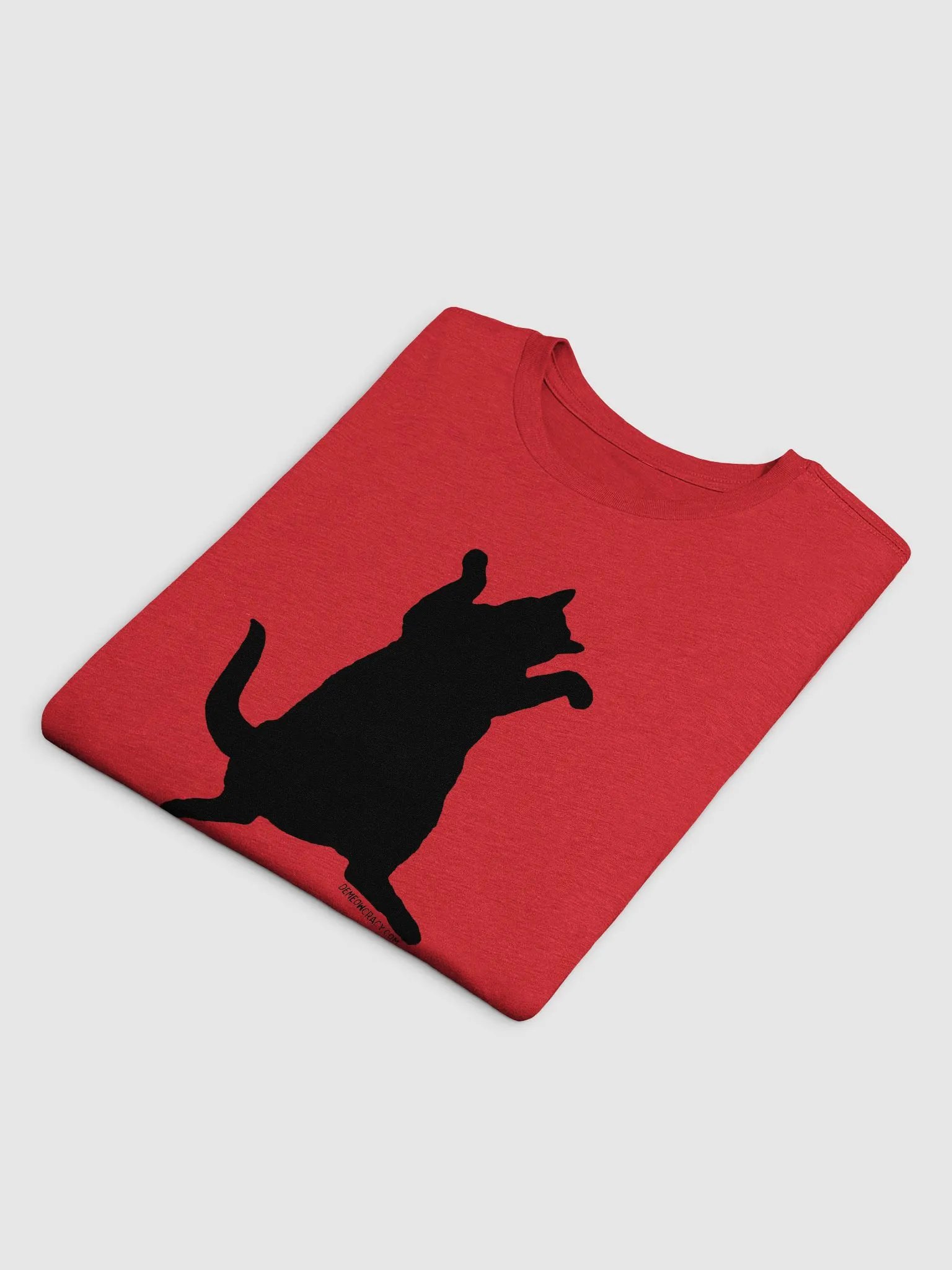 DeMeowcracy Black Cat Vote Blue Supersoft Slim Fit T-Shirt product image (4)