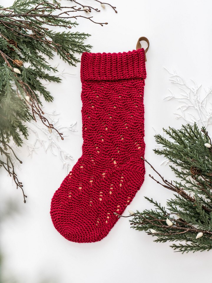 Sugar Plum Stocking Magical Stitches product image (1)