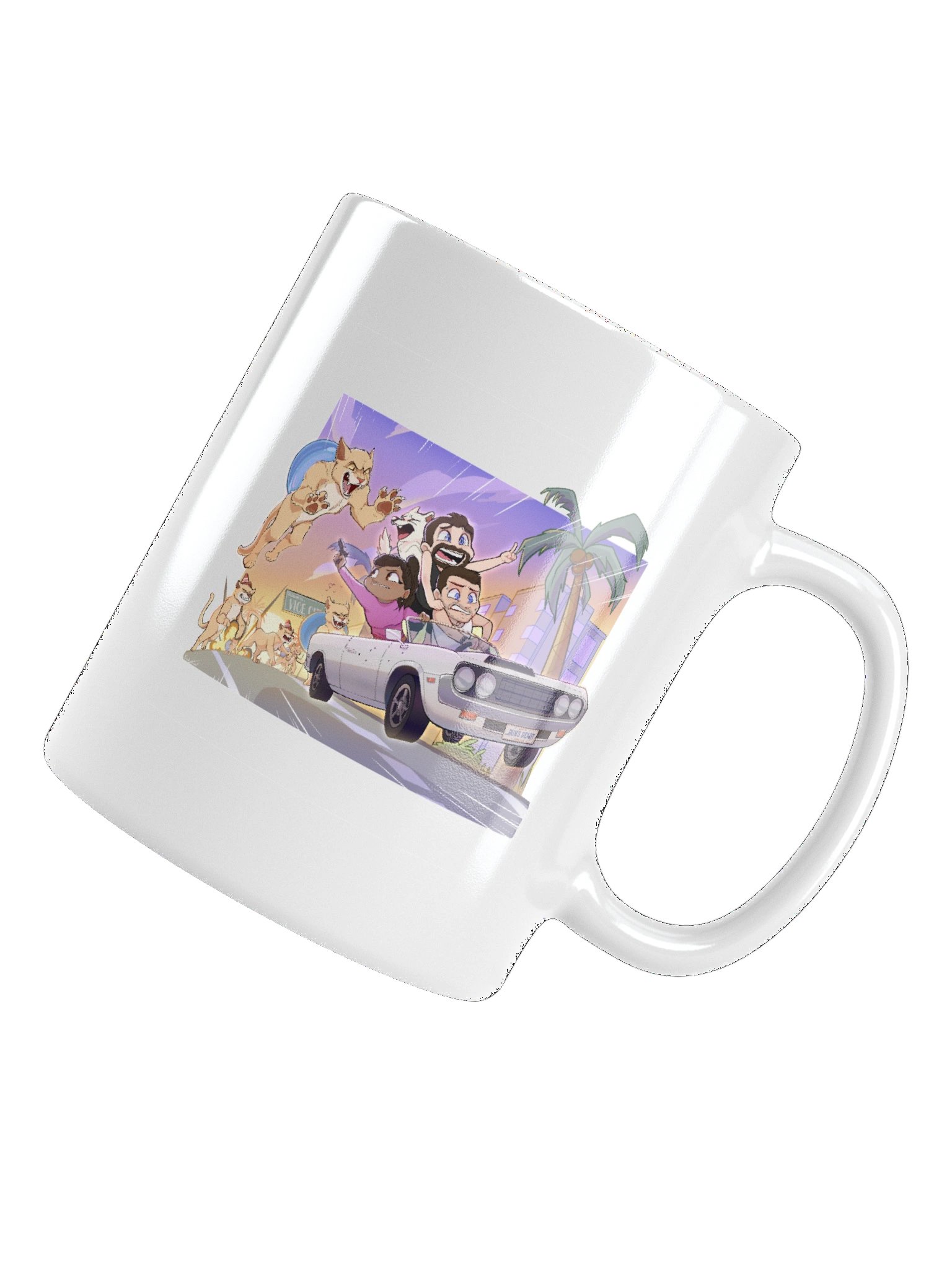 Cat-astrophic Fur-ocius Purrsuit Mug product image (13)