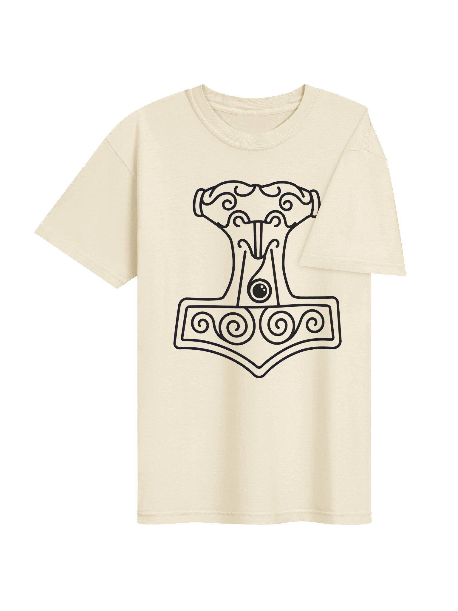 Mjolnir Viking design from Scania - Comfort Colors Heavyweight Unisex Cotton T-shirt product image (37)