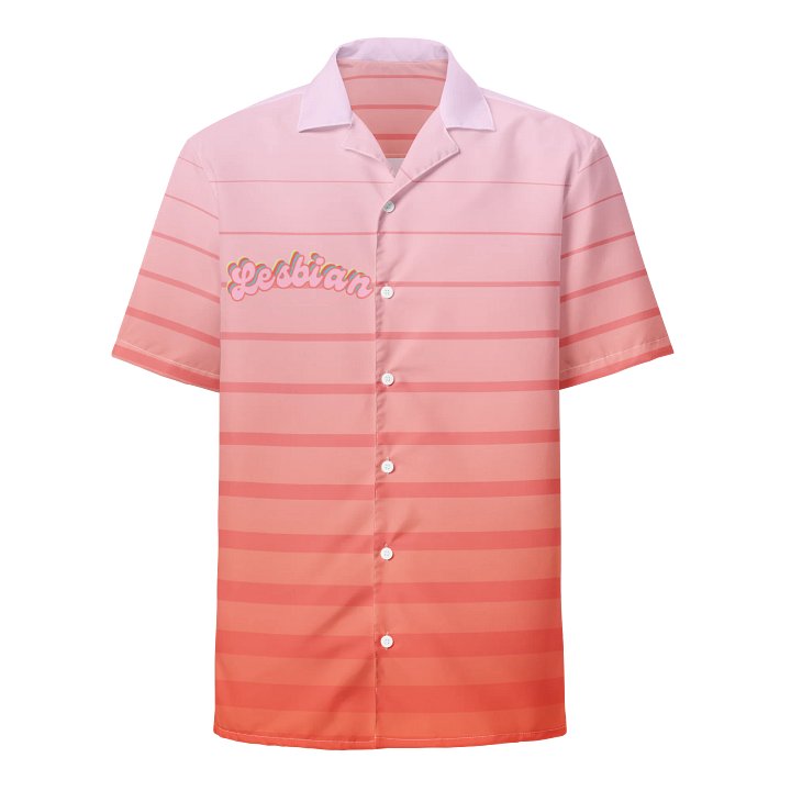 LGBTQIAP2S+ 2025, Curved Lesbian, Button Up product image (1)