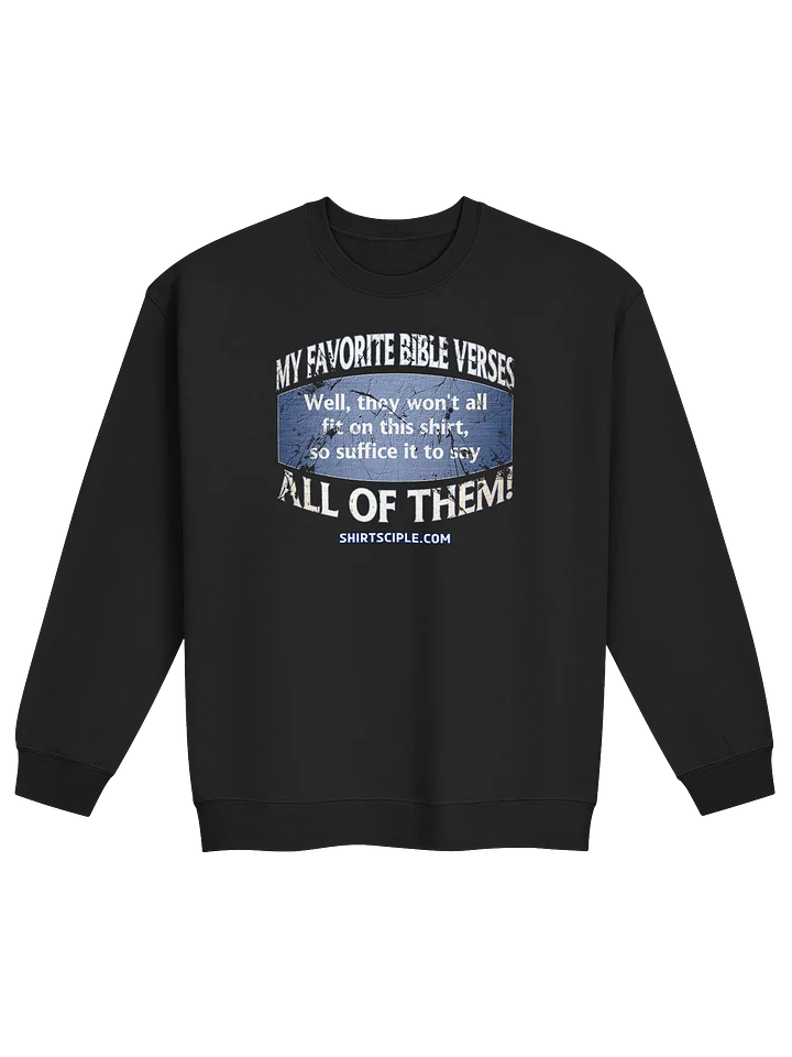 My Favorite Bible Verses Sweatshirt product image (1)