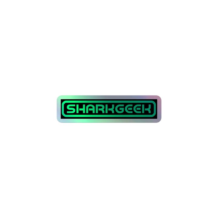 SharkG33k Logo Sticker (Holographic) product image (1)