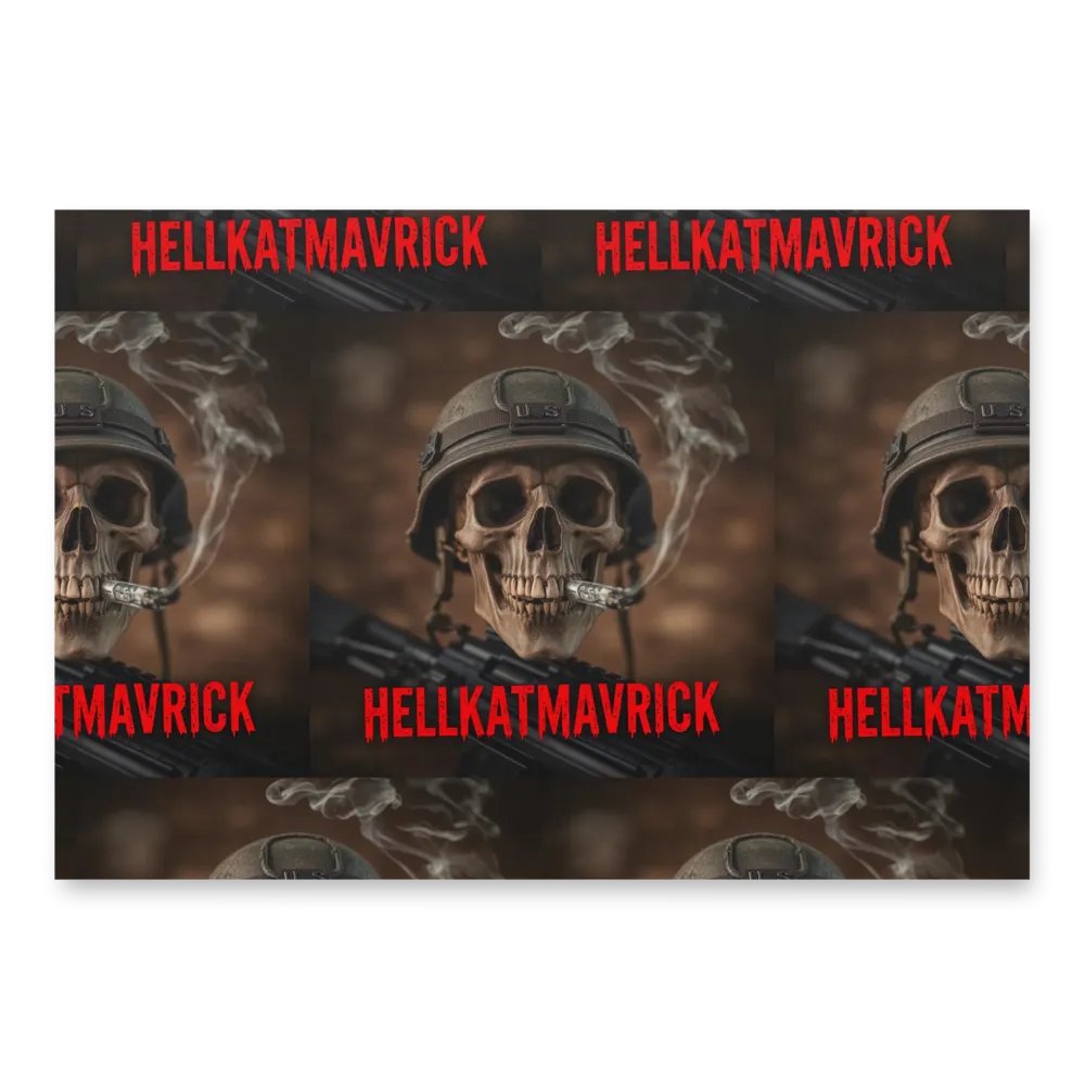 HELLKATMAVRICK LOGO Wrapping Paper Set #1 product image (1)