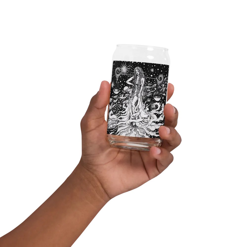 Libra Zodiac Can-Shaped Glass product image (4)
