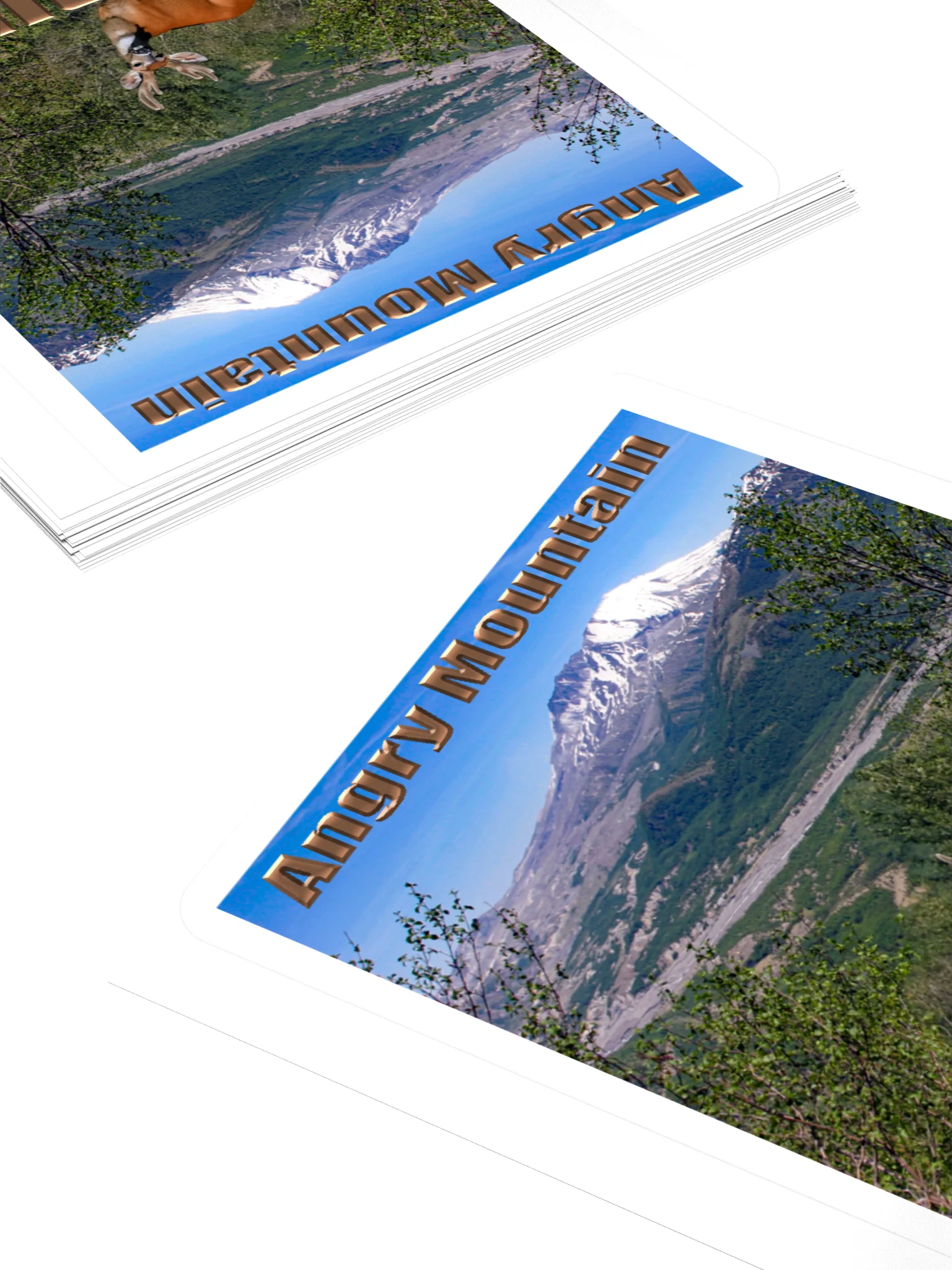 Angry Mountain Sticker product image (4)
