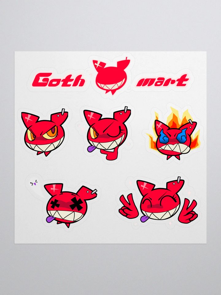Goth Mart Rihe Chan Stickers product image (1)