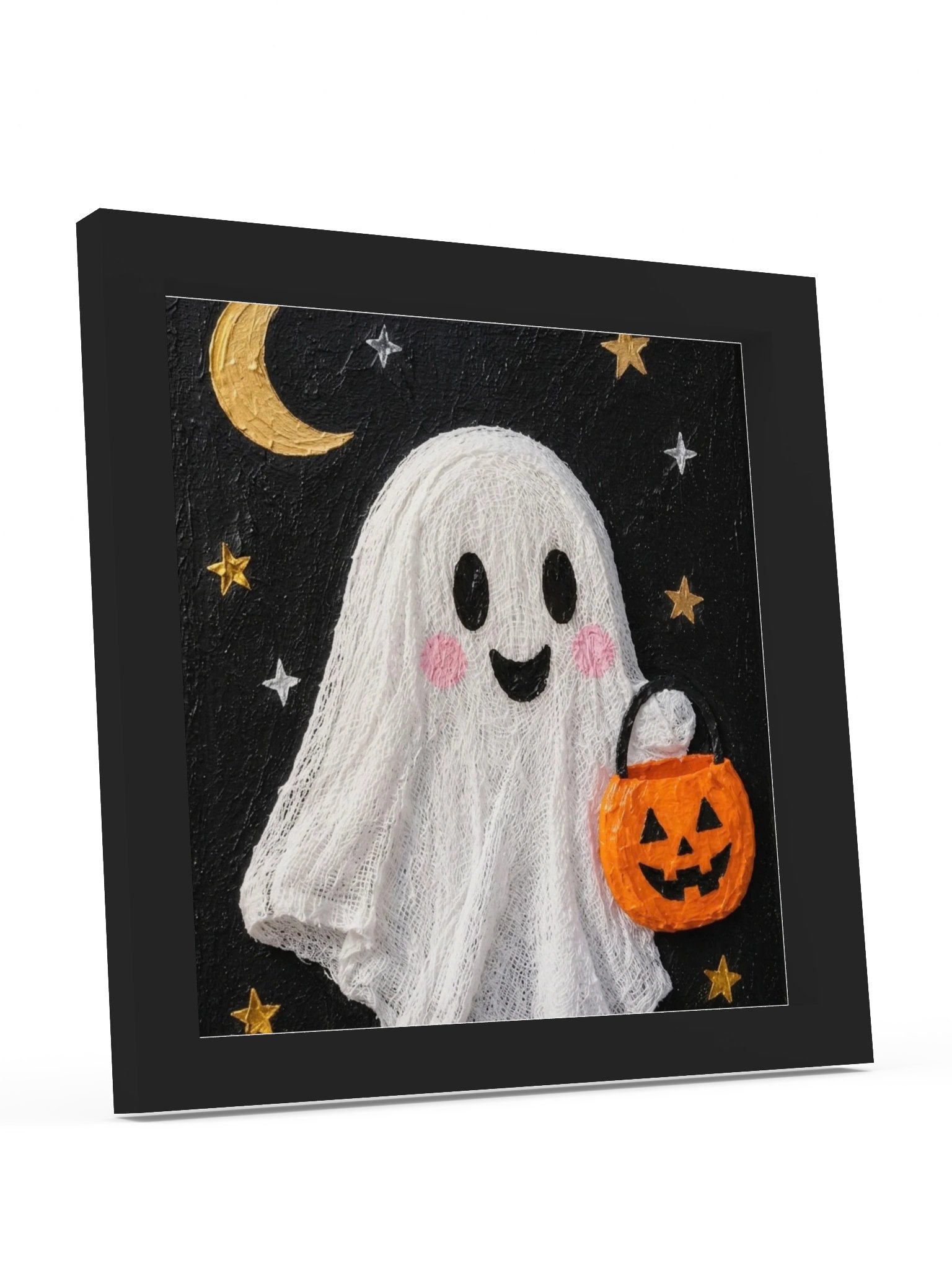 Cute Ghost Halloween Framed Poster product image (18)