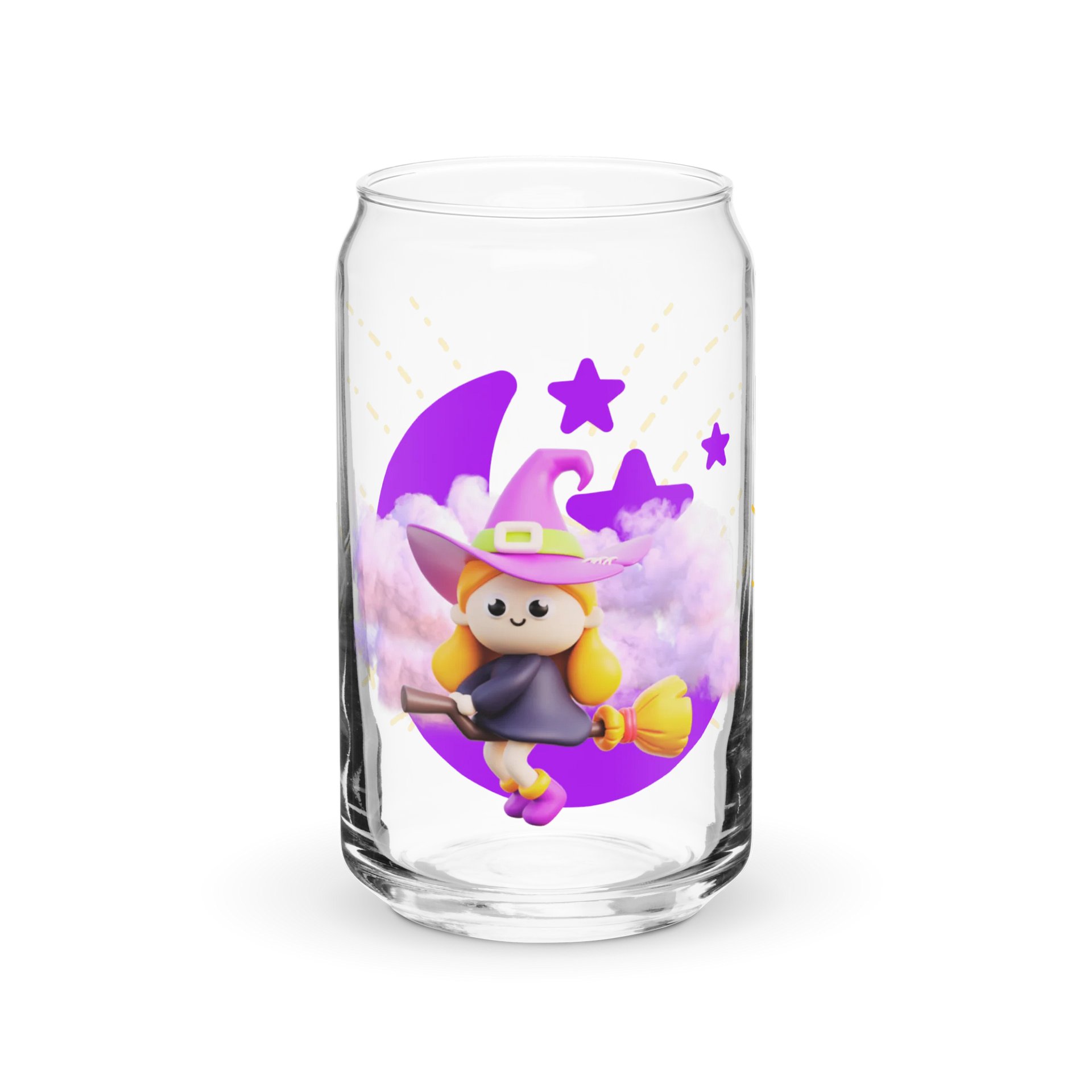 Whimsical Witch Can-Shaped Glass product image (2)