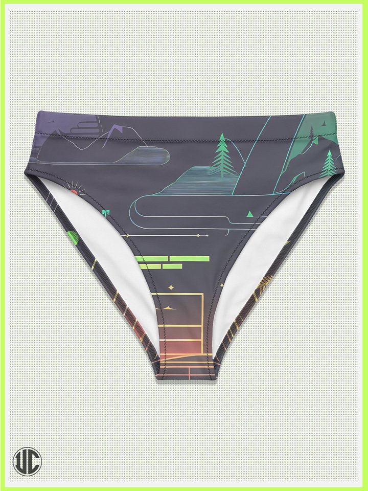 UnkoCon – Neon Horizon Bikini Bottom product image (1)