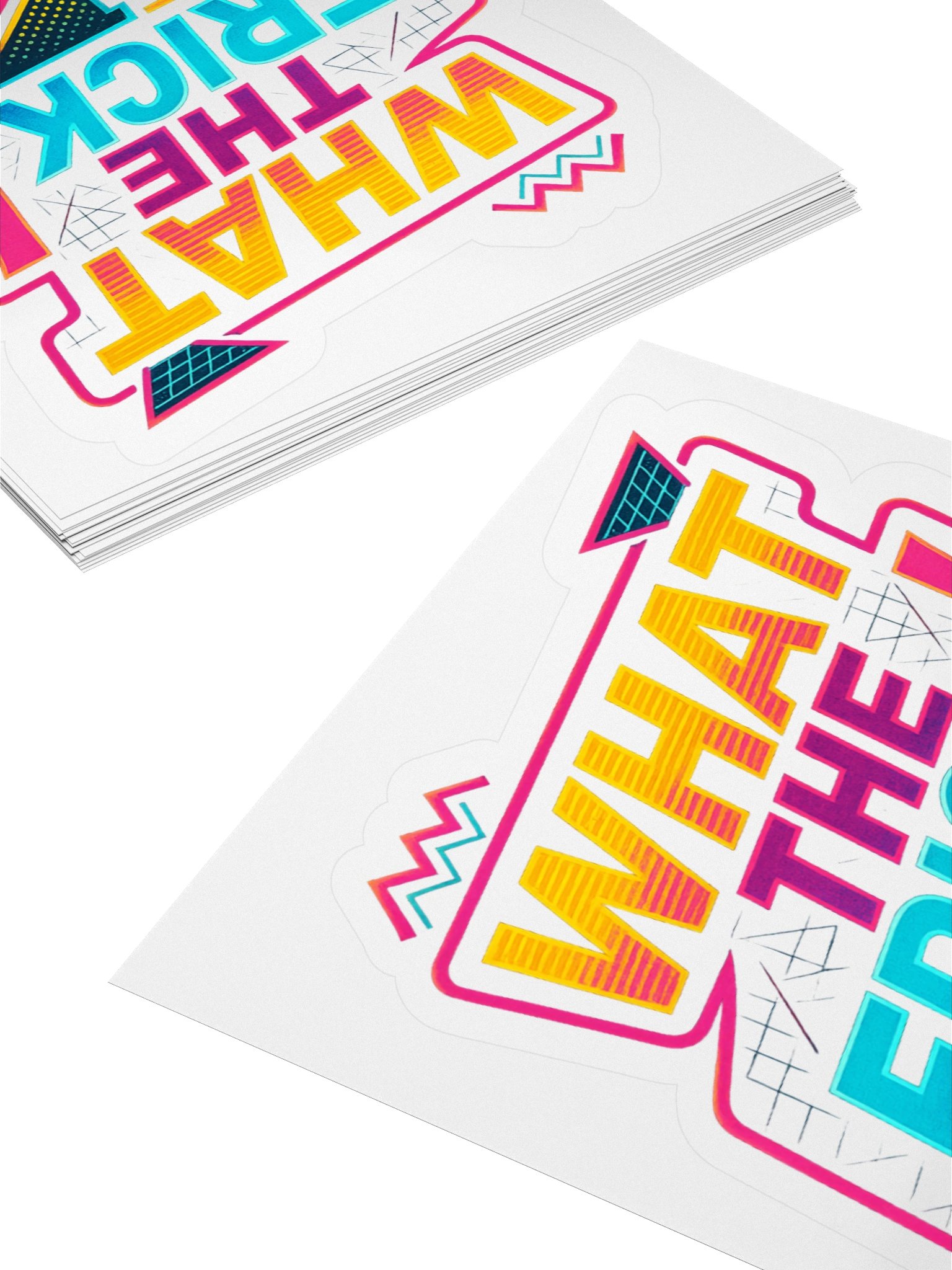 Sticker -What the Frick 80s product image (4)