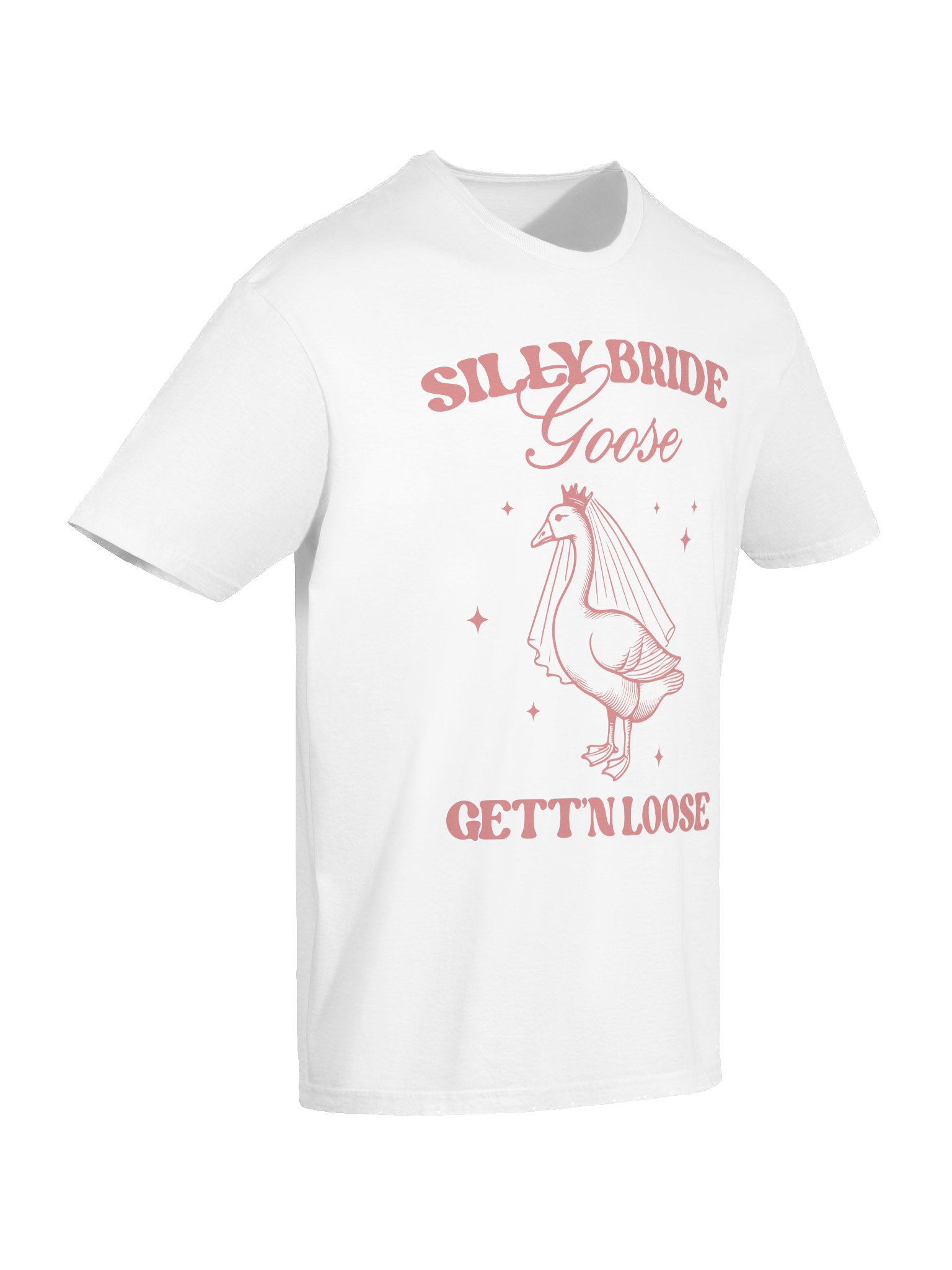 Silly Bride Goose Shirt – Funny Bachelorette Party Tee | Bride Getting Loose Graphic Shirt, Wedding Party Gift product image (29)