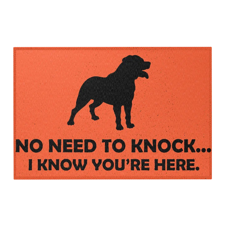 Rottweiler Welcome Mat product image (1)