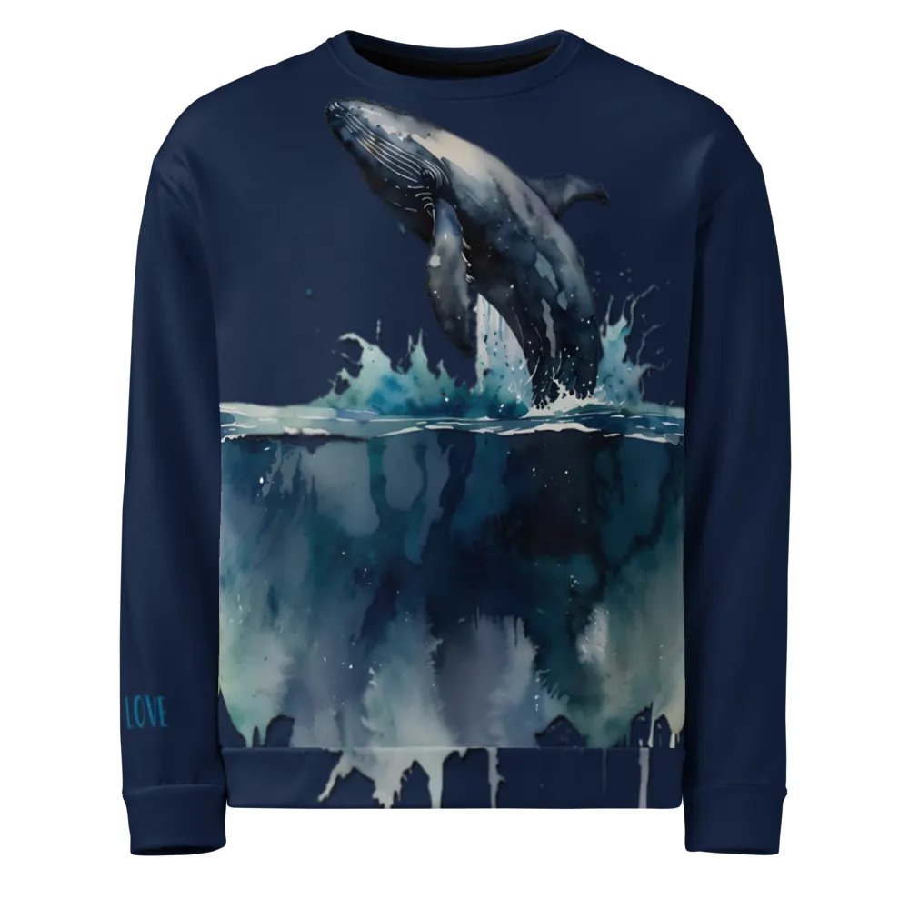 Whale's Elegance Unisex Sweatshirt product image (7)