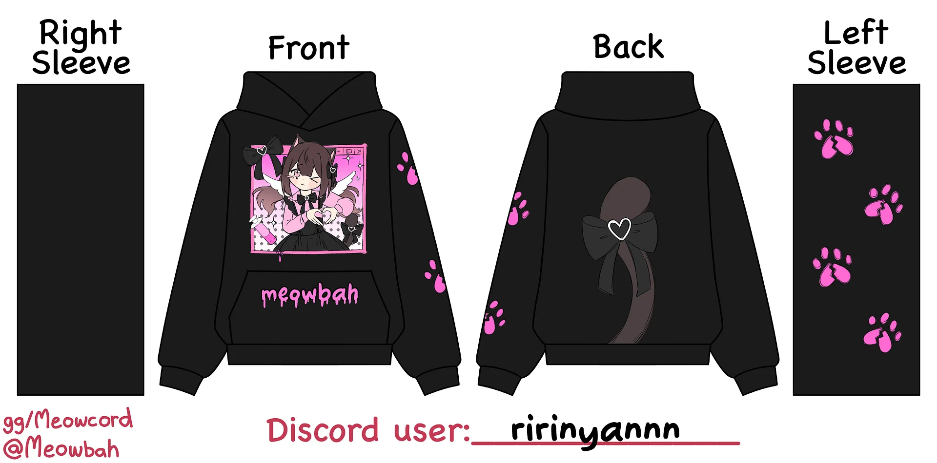 Meowrei Kei - hoodie product image (11)