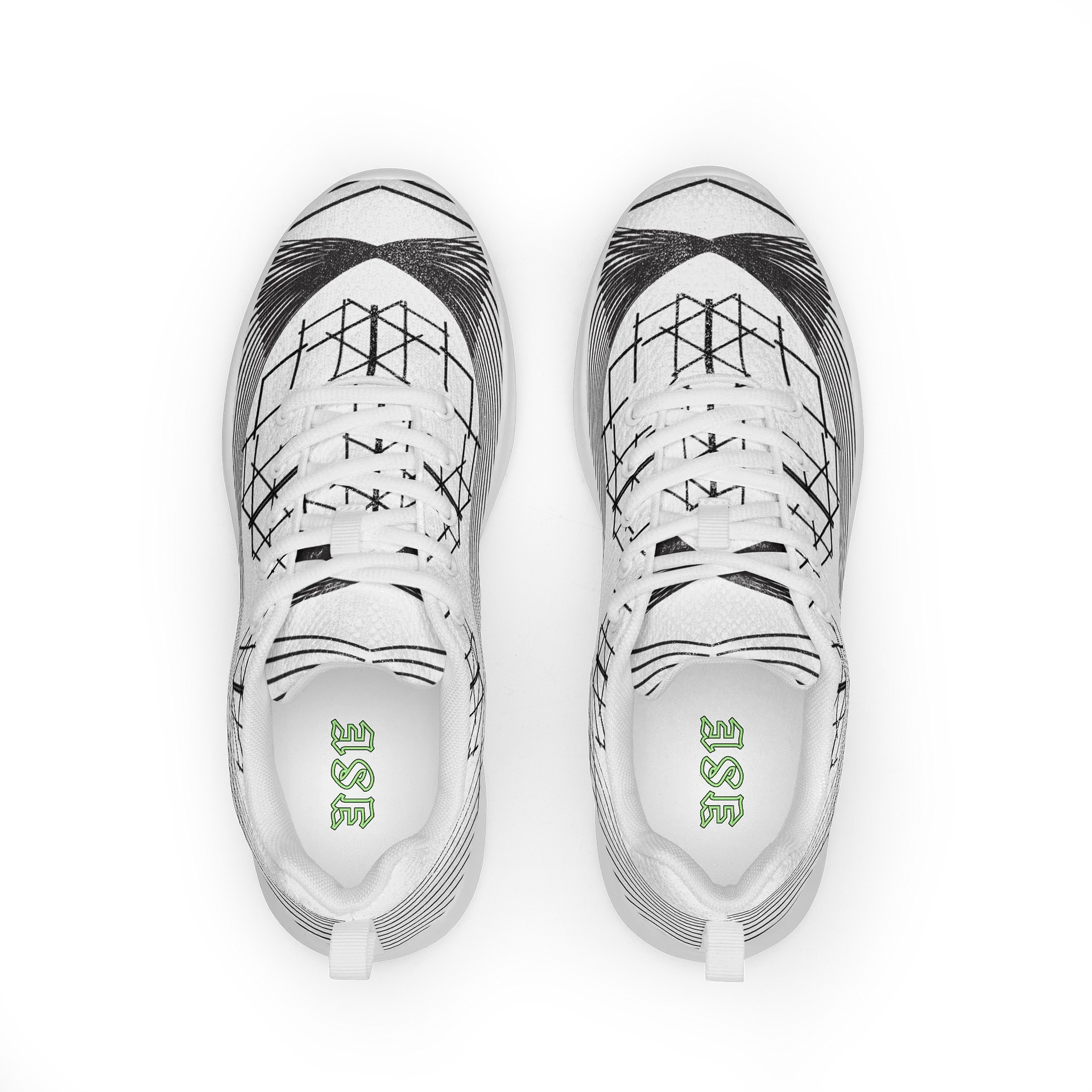 Geometric Flux – Cyber Grid Sneaker Women's Sneakers product image (2)