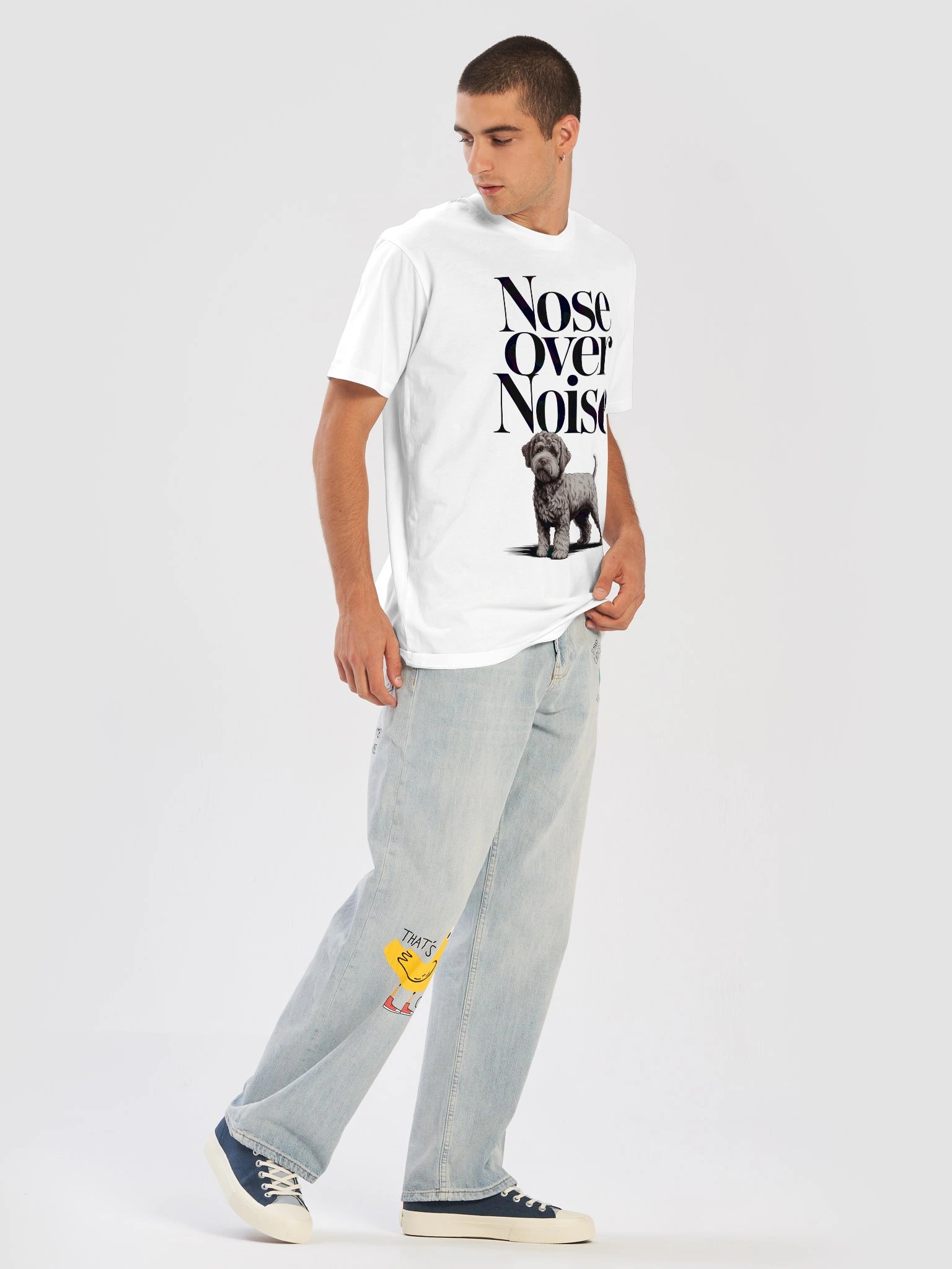 Lagotto “Nose Over Noise” Premium Tee product image (2)