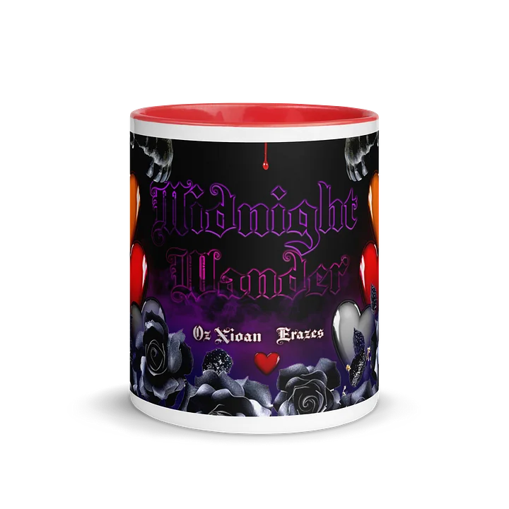 Midnight Wander Gothic Ceramic Mug (RED) product image (2)