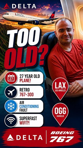 Join me as I travel from @flylaxairport to the Hawaiian island of Maui in Economy Class aboard @delta’s Boeing 767-300.

The ...