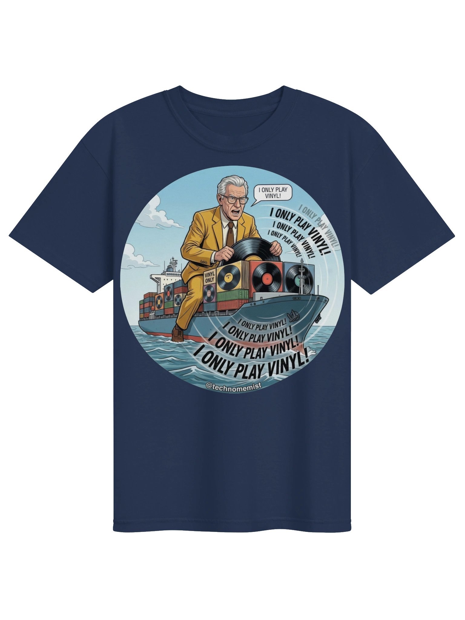 I Only Play Vinyl! Shirt product image (2)