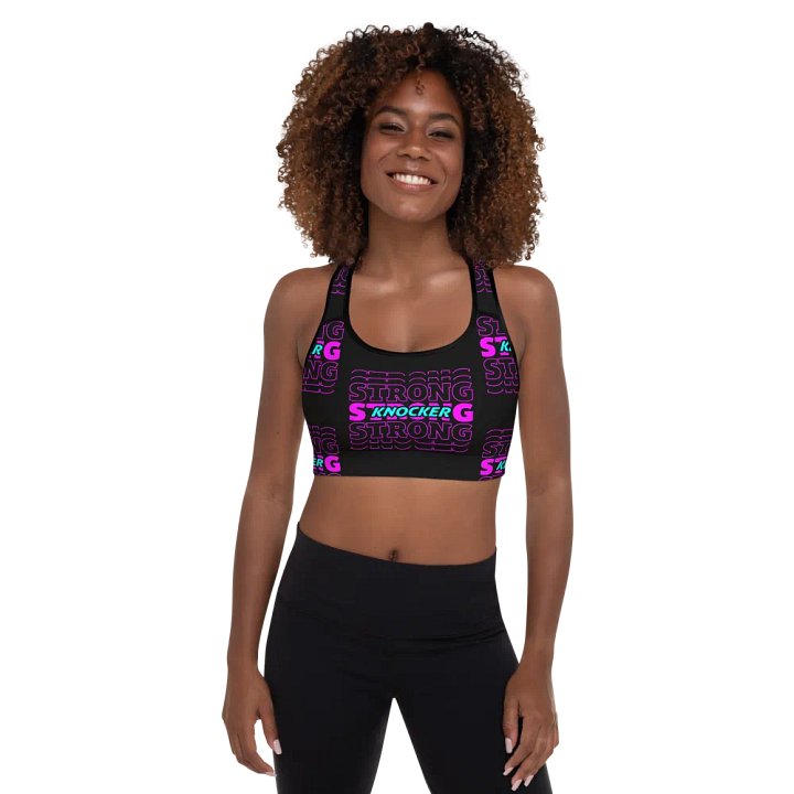 KNOCKER STRONG SPORTS BRA (BLACK) product image (2)