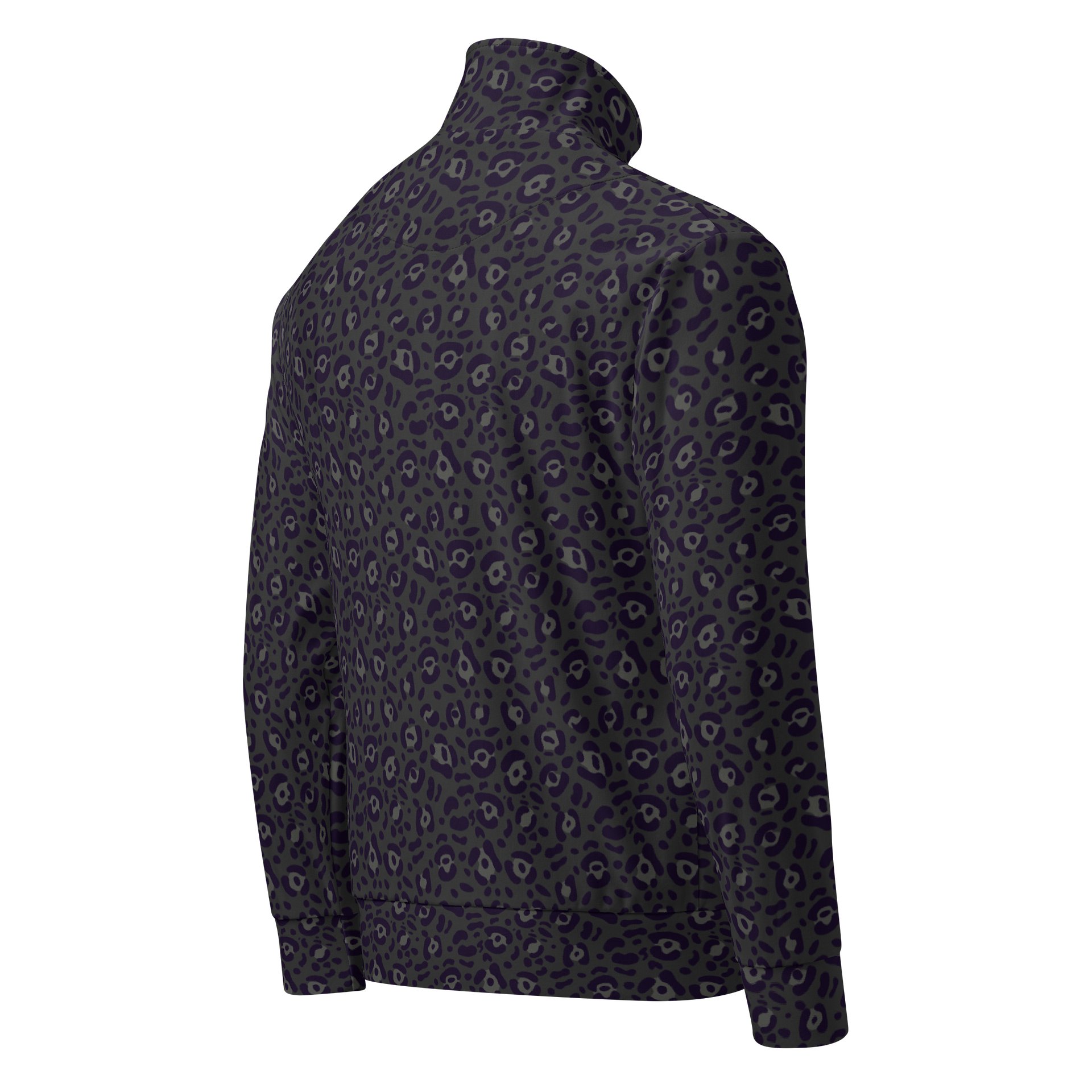 Stylish Track Jacket with Bold Black Leopard Print product image (2)