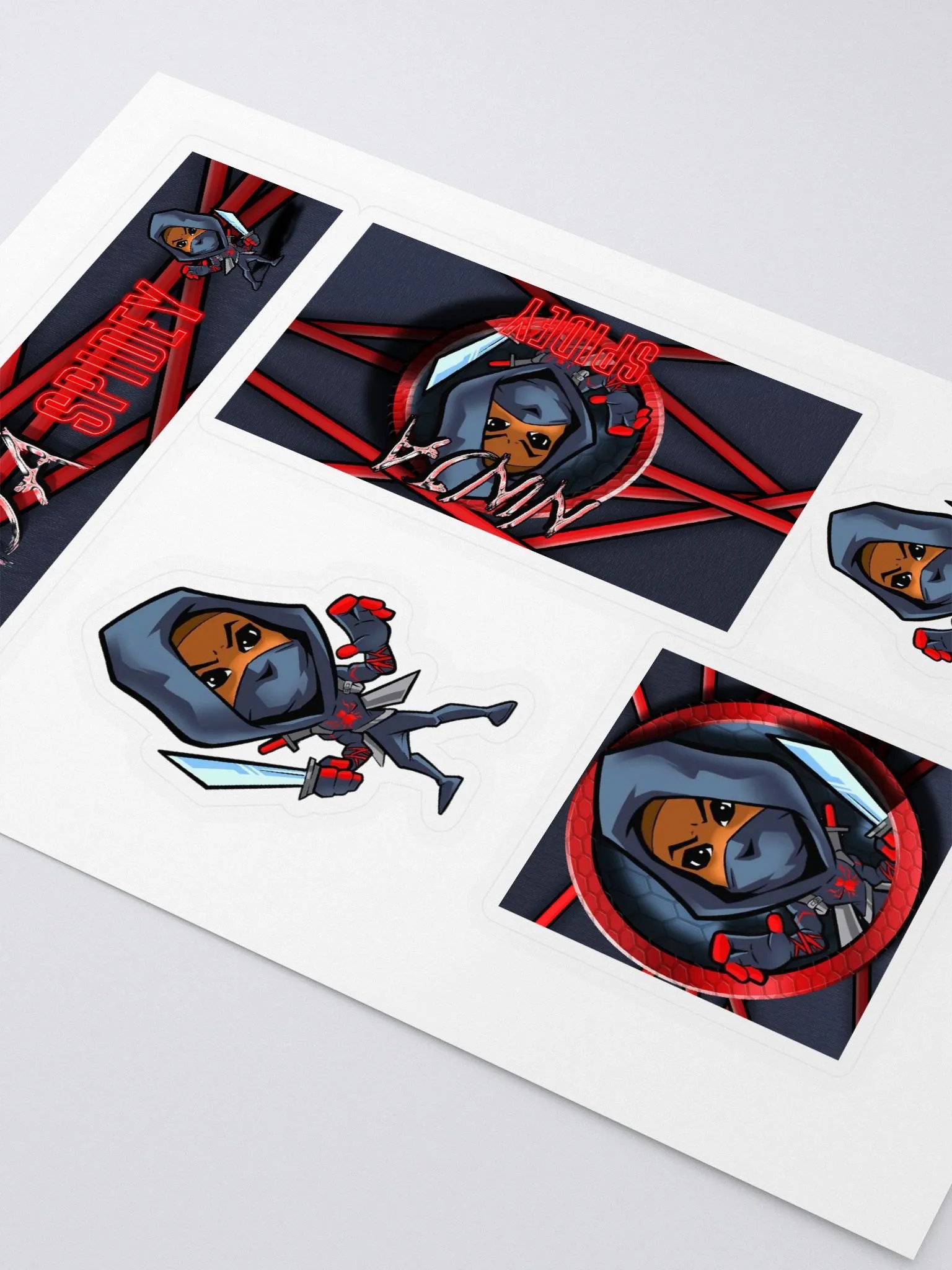 NinjaSpidey Sticker Set 1 product image (2)