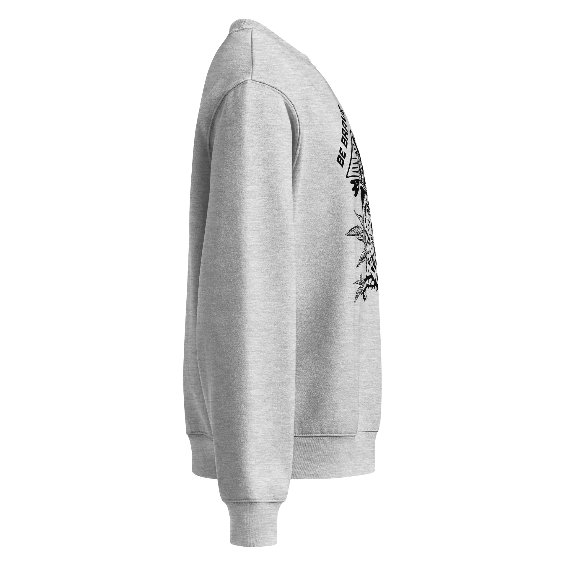 Moody Moon Coyote Unisex Oversized Crewneck product image (4)