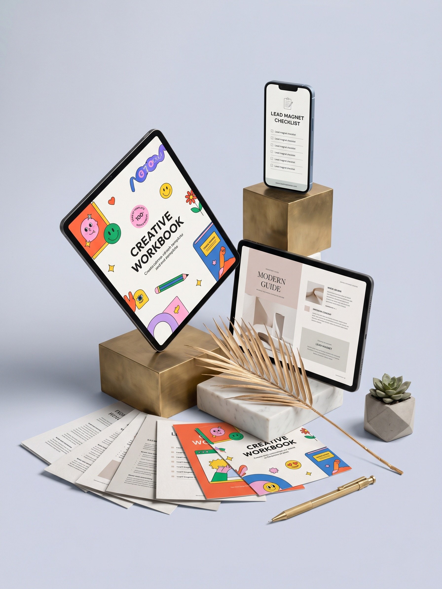 Ebook Templates Bundle | 50+ Editable Canva Pages for Workbooks, Guides & Lead Magnets product image (3)