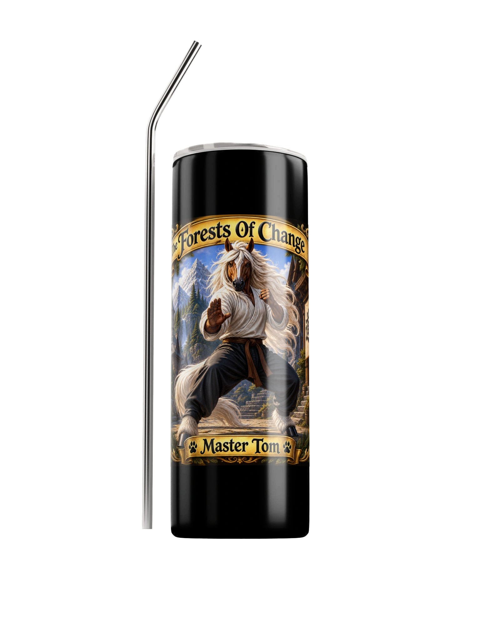 Master Tom Fights Tumbler. product image (1)