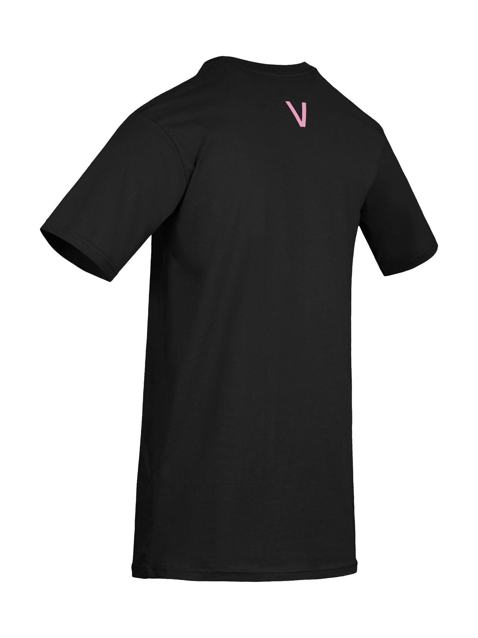 VANSTA Heavyweight Tee · Black w/ Pink Logo product image (8)