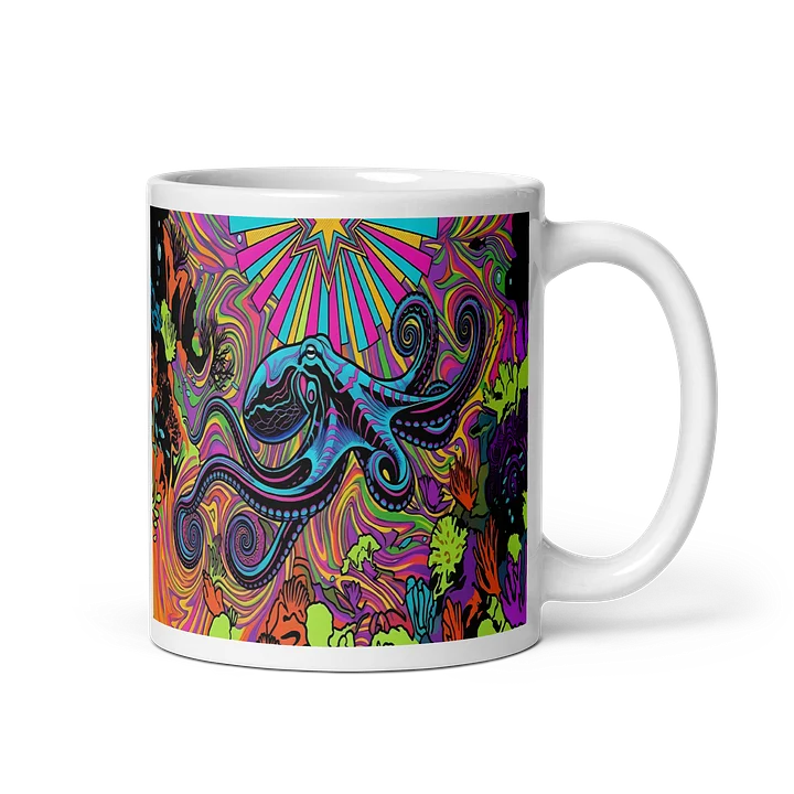 Psychedelic Octopus Mug product image (2)