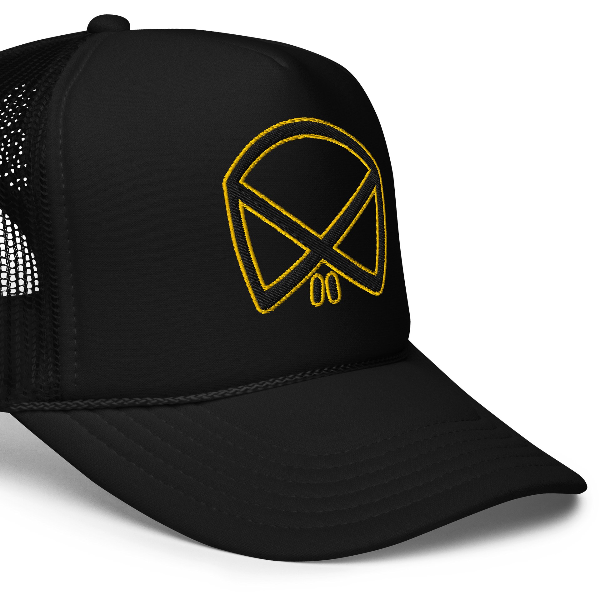 BOBUTAH SKULL LOGO Otto Foam Trucker Hat product image (5)