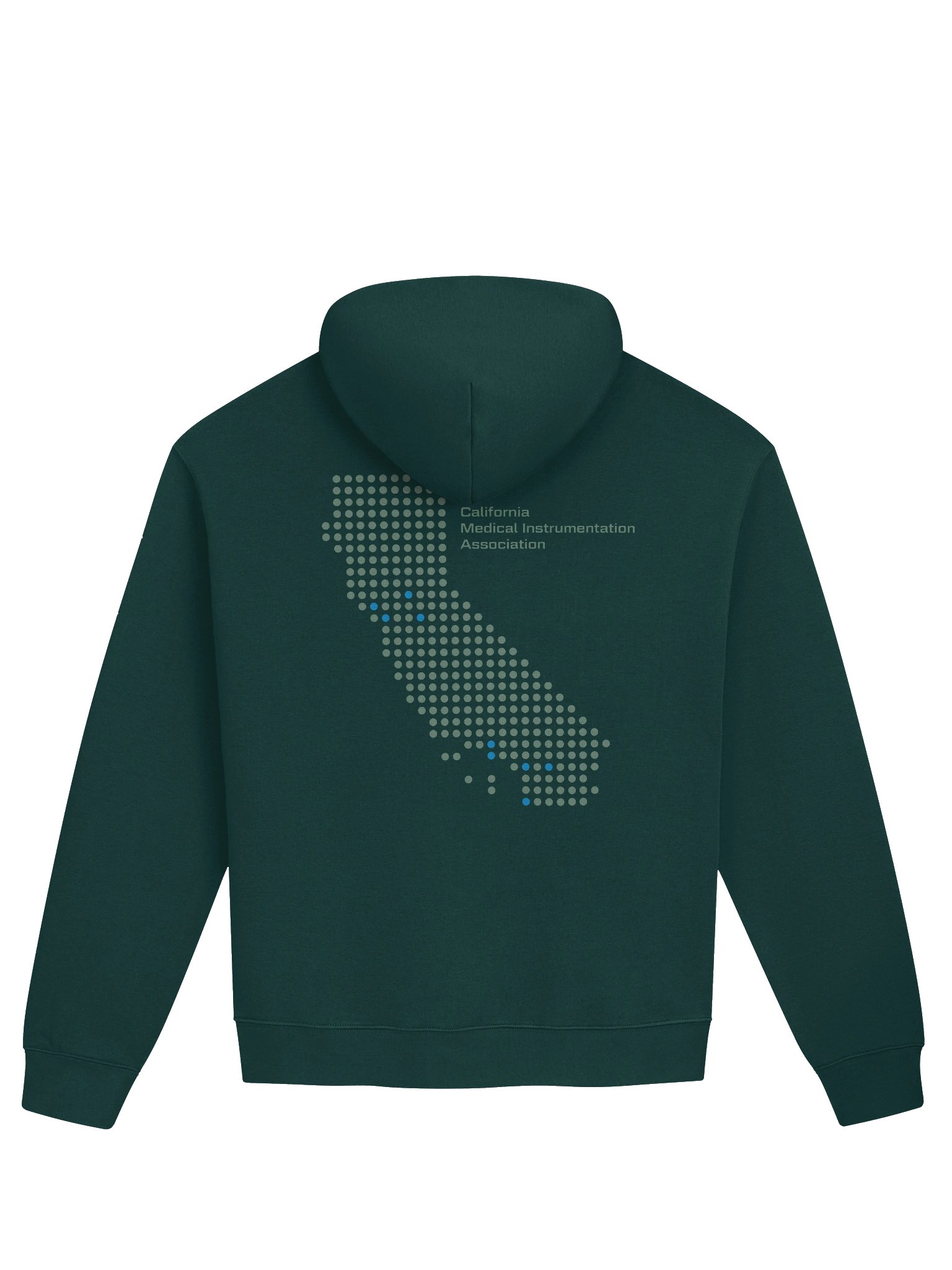CMIA Dark Premium Hoody / Moss Map — Color Logo product image (14)