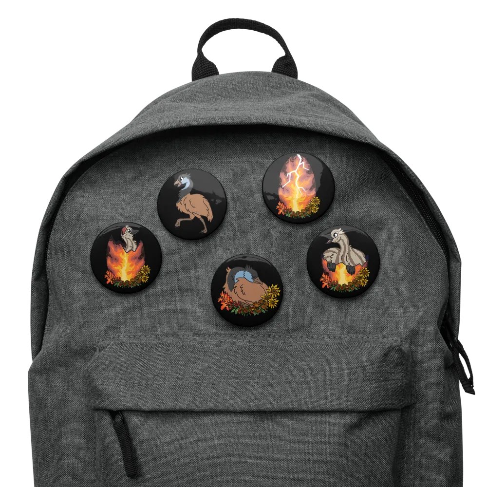 RAWR Ember Pins - Large Black product image (2)