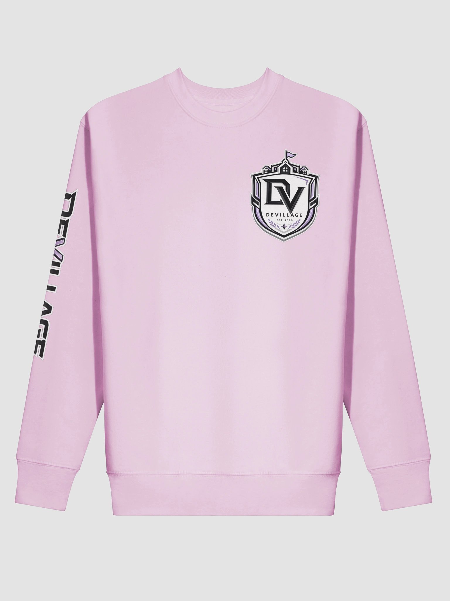 DeVILLAGE Premium Sweatshirt (WHT CREST) product image (2)