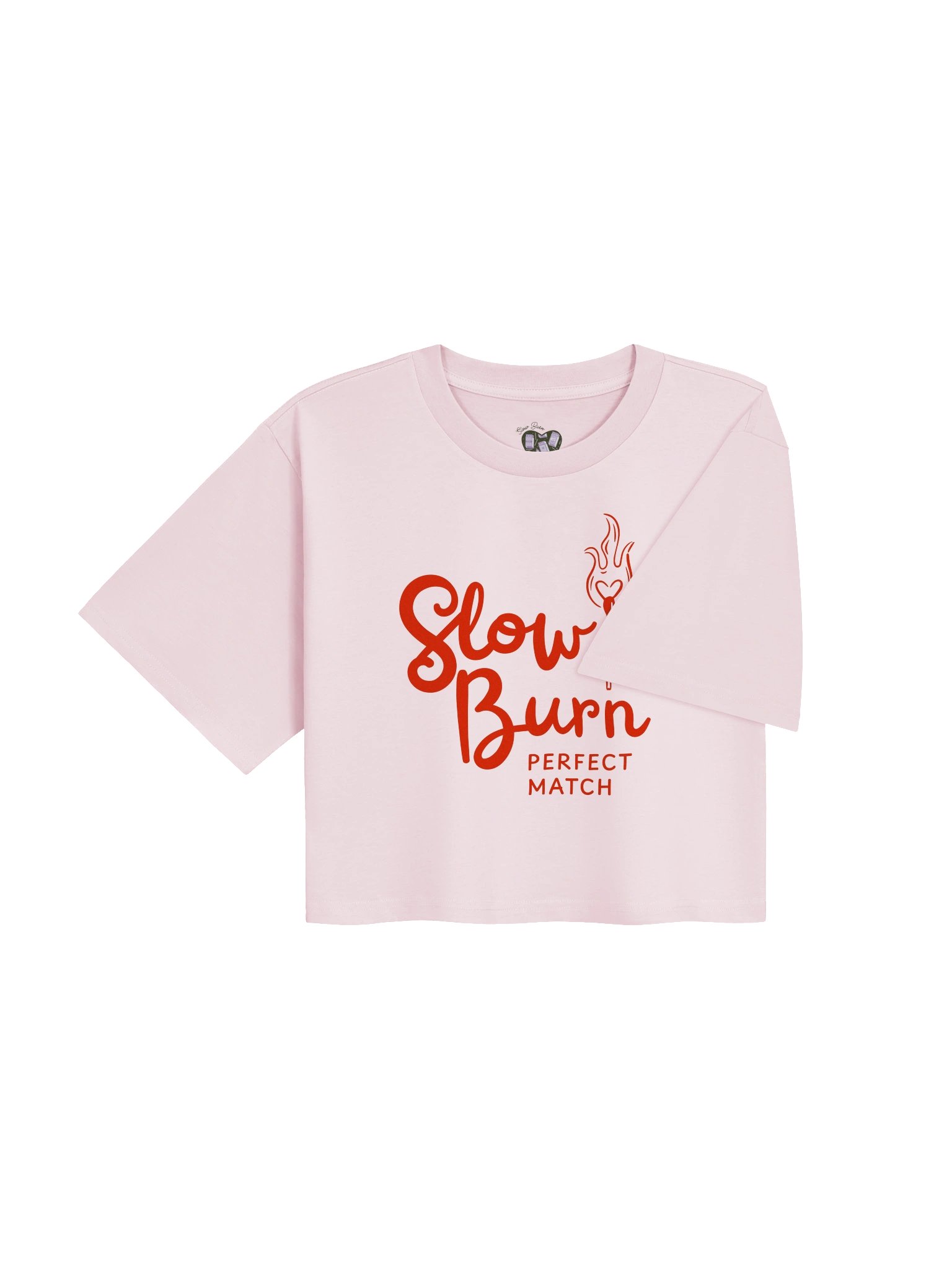Slow Burn Perfect Match | Red Logo - Relaxed Crop product image (20)