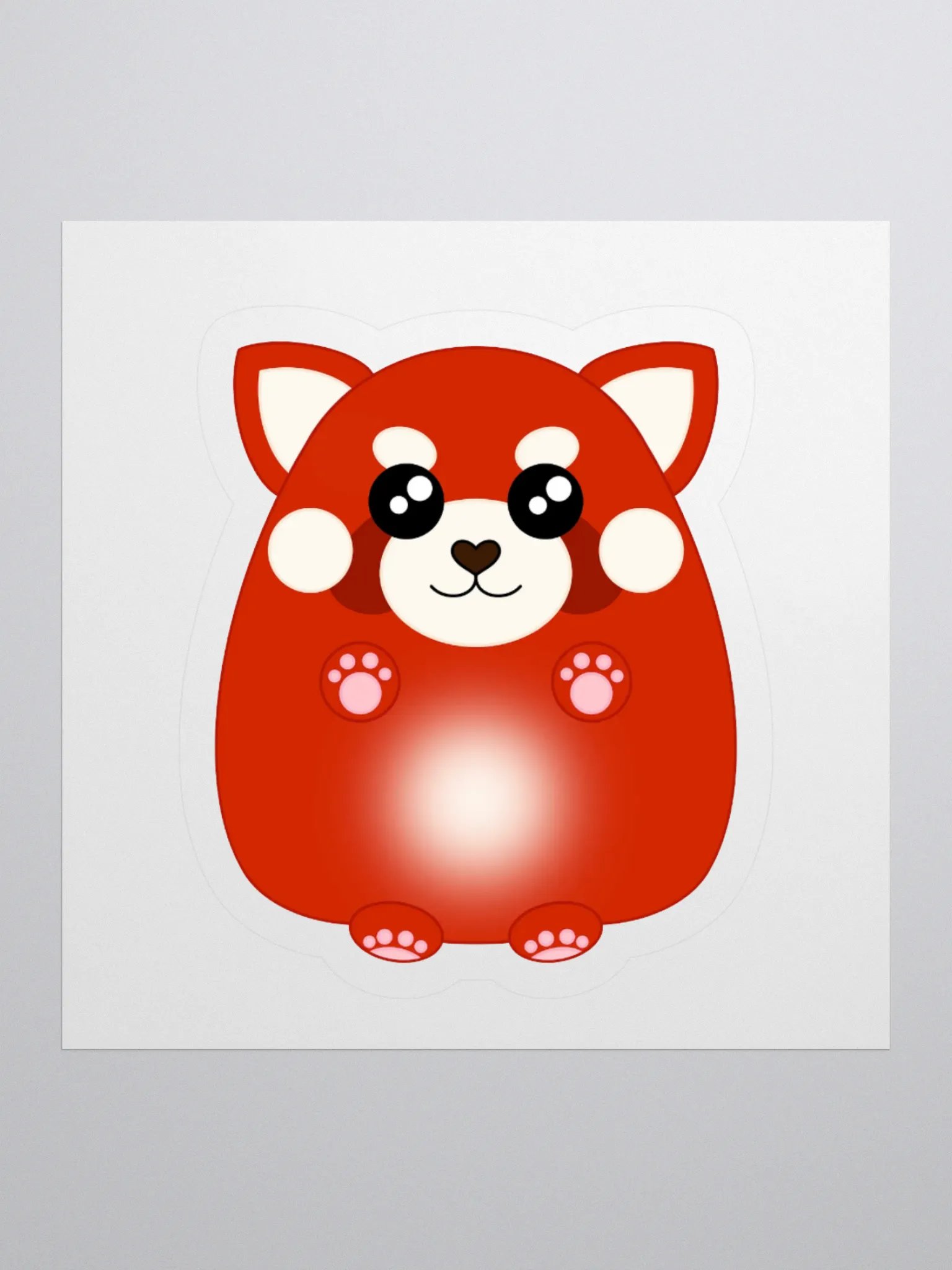Red Panda Squishy Sticker product image (1)