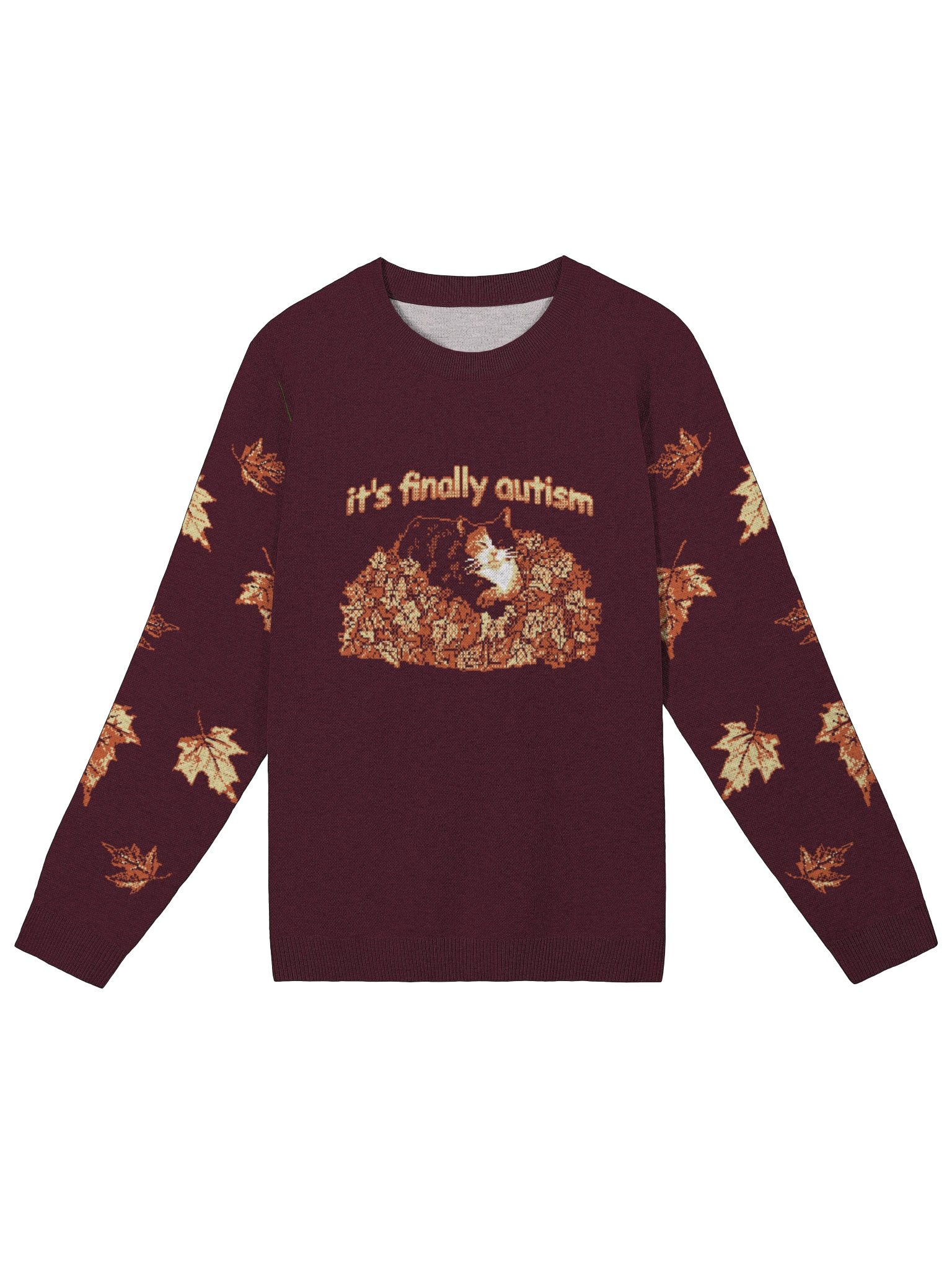 It's Finally Autism - Autumn Cat Sweater product image (1)
